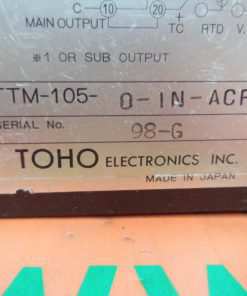 Bộ điều khiển nhiệt độ TOHO TTM 105