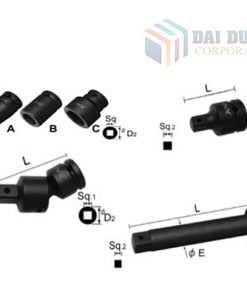Ổ cắm tác động TORX 15,9Sq.