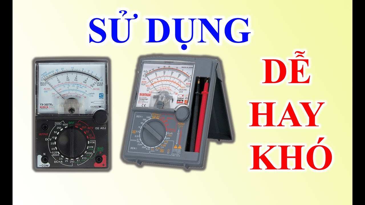 đồng hồ vạn năng đo điện áp