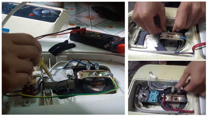 Kiểm tra rơ le nhiệt bình nóng lạnh