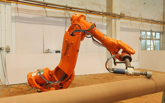 Robot trong sản xuất gỗ