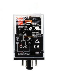 Rơ le trung gian Omron MKS2P AC110, 8 chân