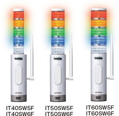 Đèn Tháp LAN Không Dây (kích thước nhỏ, đường kính 60 mm, Modbus/TCP, điểm truy cập, 1 - 5 lớp) được phân phối M-System tại Việt Nam