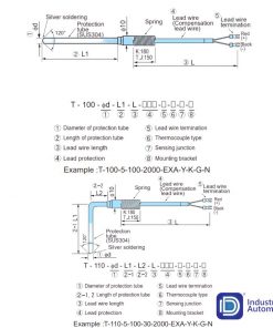 Cảm biến nhiệt độ RKC T-100