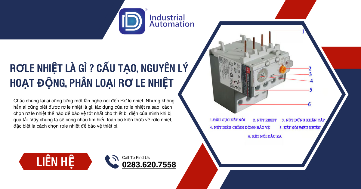 Rơ le nhiệt là gì ? Cấu tạo nguyên lý hoạt động phân loại rơ le nhiệt ...