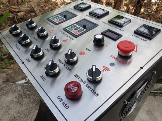 Điều khiển nhiệt độ rang cà phê chất lượng cao