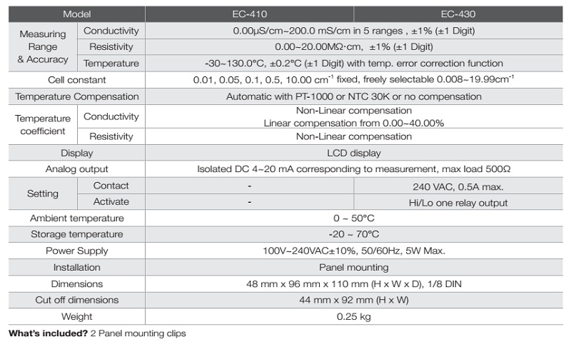 Máy đo độ dẫn điện EC-430