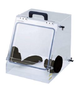 Thông số kỹ thuật Tủ thao tác găng tay nhỏ gọn (PMMA (acrylic), 400 x 400 x 400 mm) AS ONE 1-1621-01 CGB