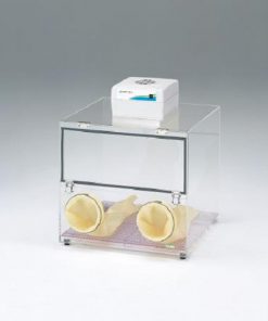 Thông số kỹ thuật Tủ thao tác găng tay sạch (99,97% trở lên (hạt 0,3μm), PMMA (acrylic), 495 x 545 x 665mm) AS ONE 1-974-22 ACB-1ADPC